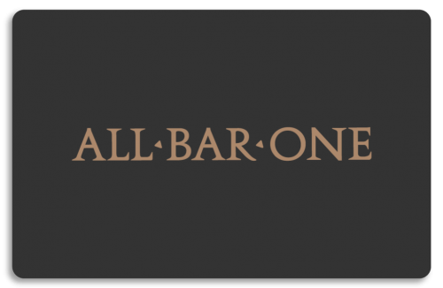 All Bar One (The Dining Out Card)